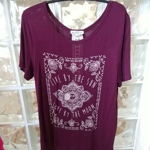 Moonchild tunic tee large